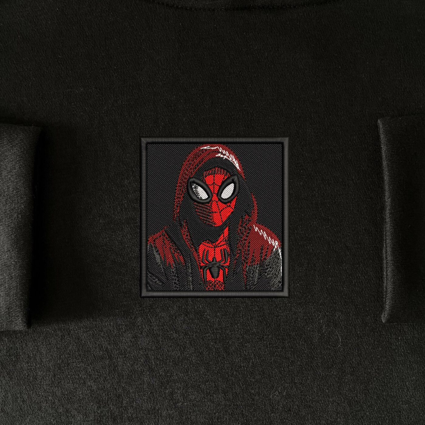 Red Slinger Art Embroidered Crewneck Sweatshirt - Neko In The Box