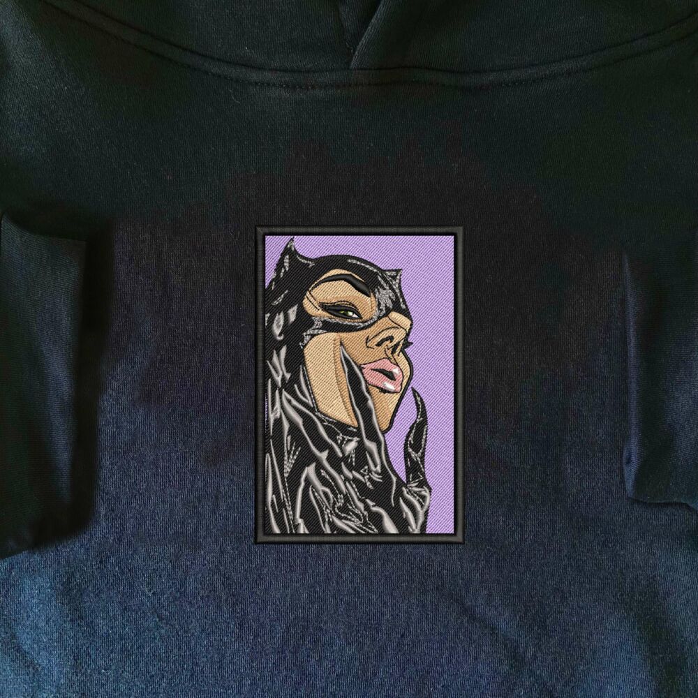 Cat Woman Art Embroidered 11 scaled