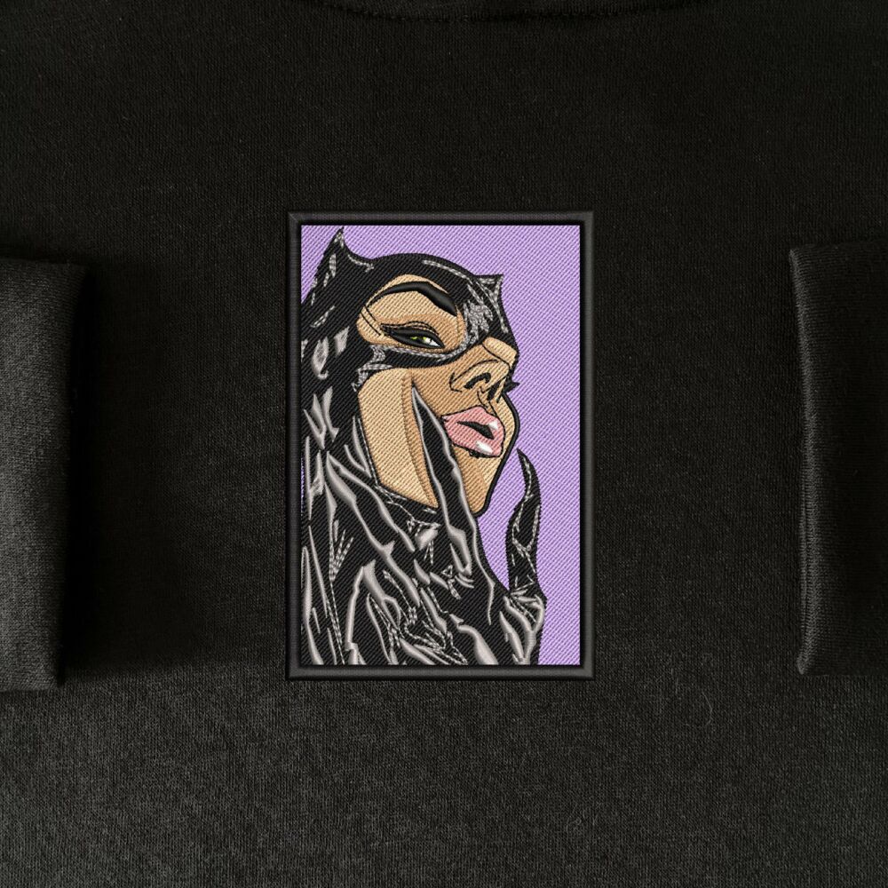 Cat Woman Art Embroidered 14 scaled