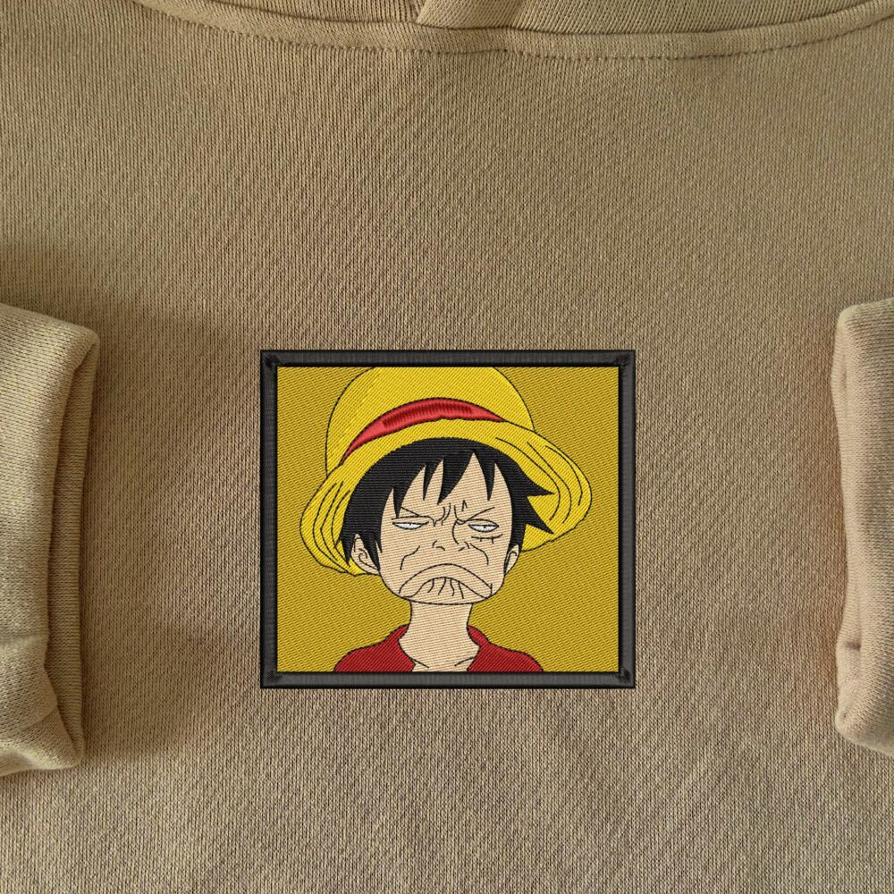 Funny Monkey Luffy Art Embroidered 10 scaled