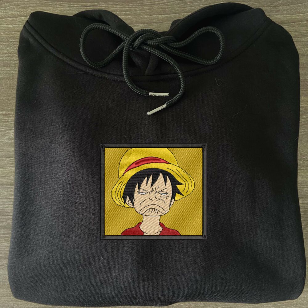 Funny Monkey Luffy Art Embroidered 12 scaled