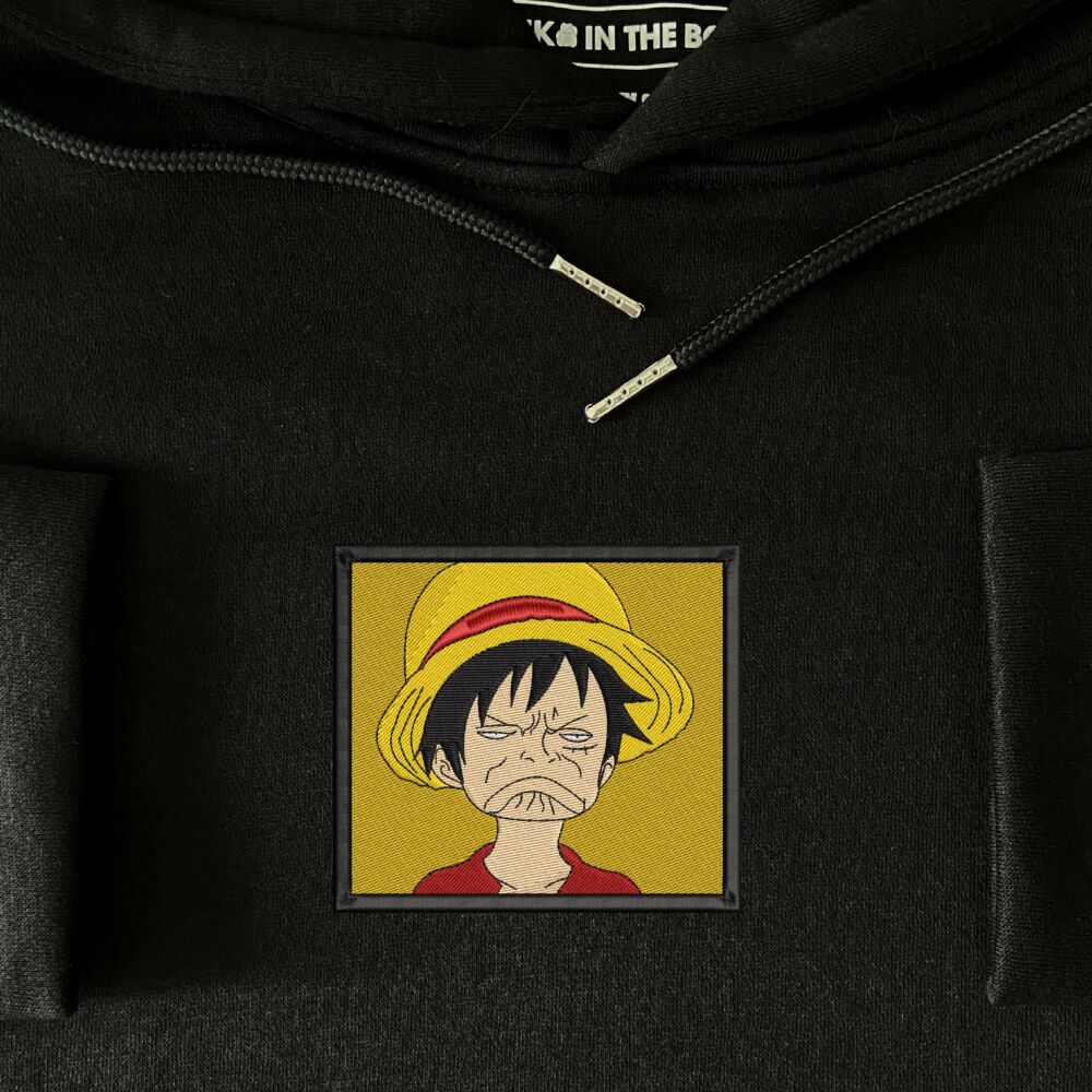 Funny Monkey Luffy Art Embroidered 13 scaled