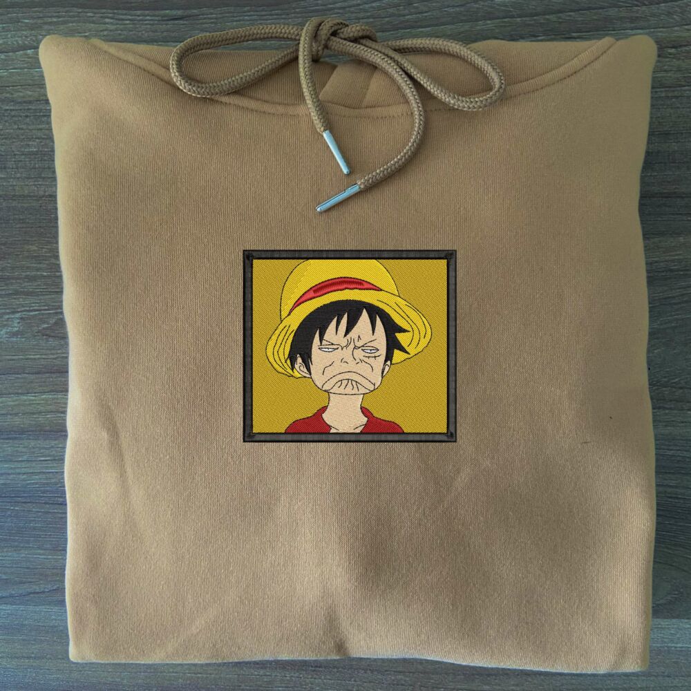 Funny Monkey Luffy Art Embroidered 6