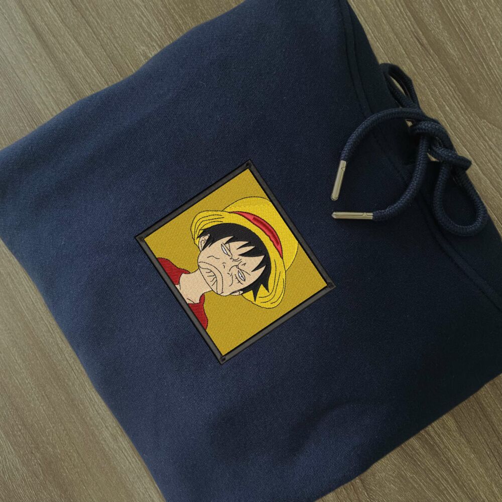 Funny Monkey Luffy Art Embroidered 7 scaled