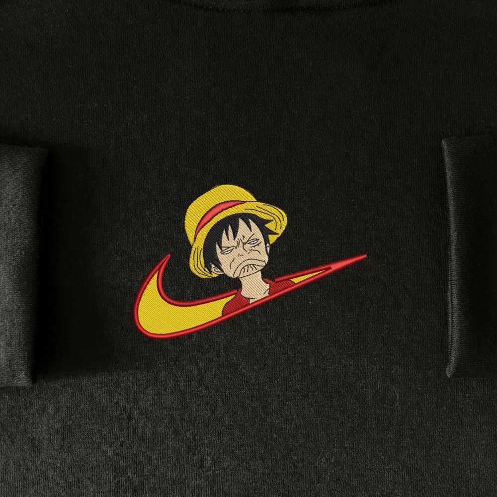 Funny Monkey Luffy Embroidered 14 scaled