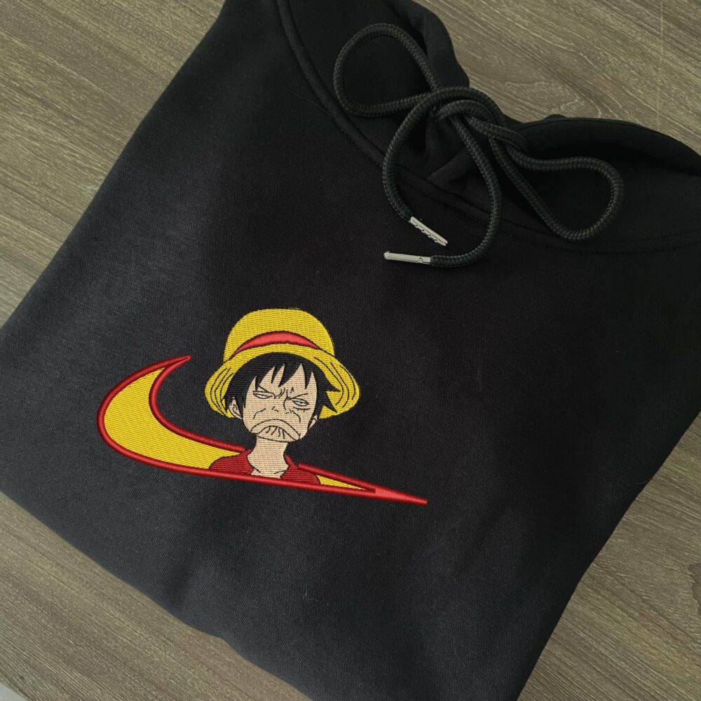 Funny Monkey Luffy Embroidered 9 scaled