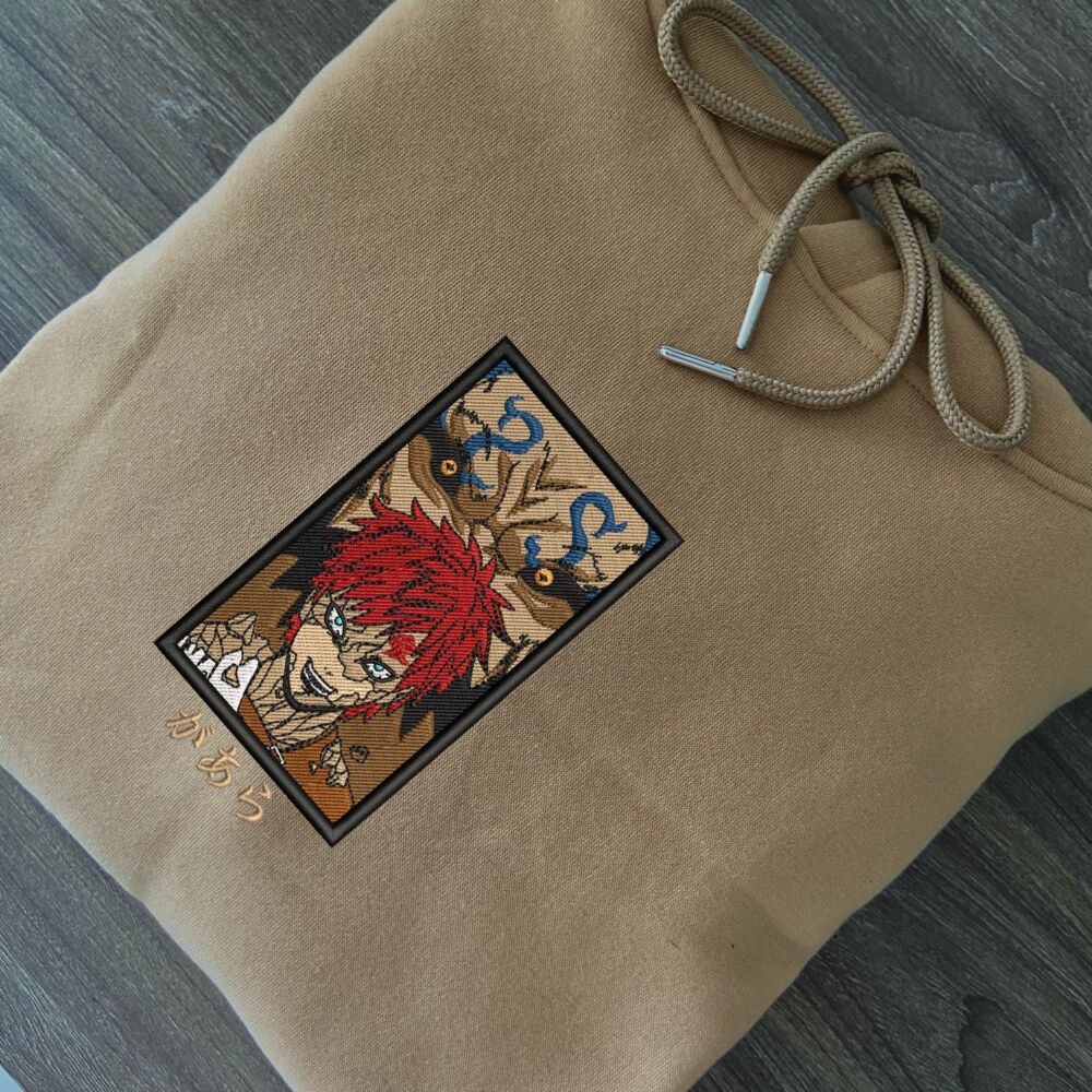 Gaara Desert Storm Art Embroidered 5 scaled