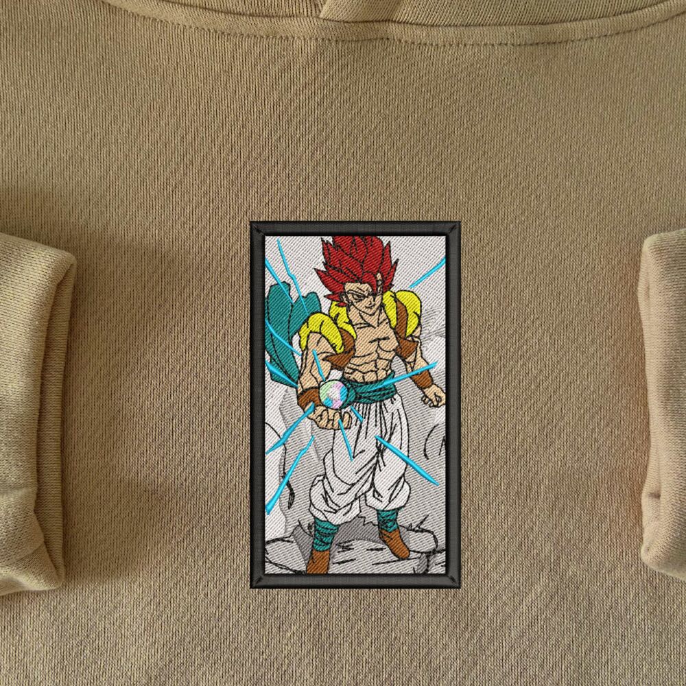 Gogeta Super Saiyan Art Embroidered 10 scaled