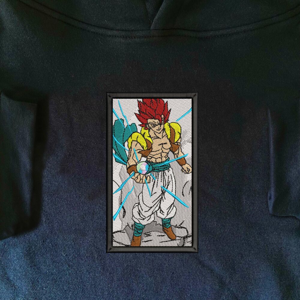 Gogeta Super Saiyan Art Embroidered 11 scaled