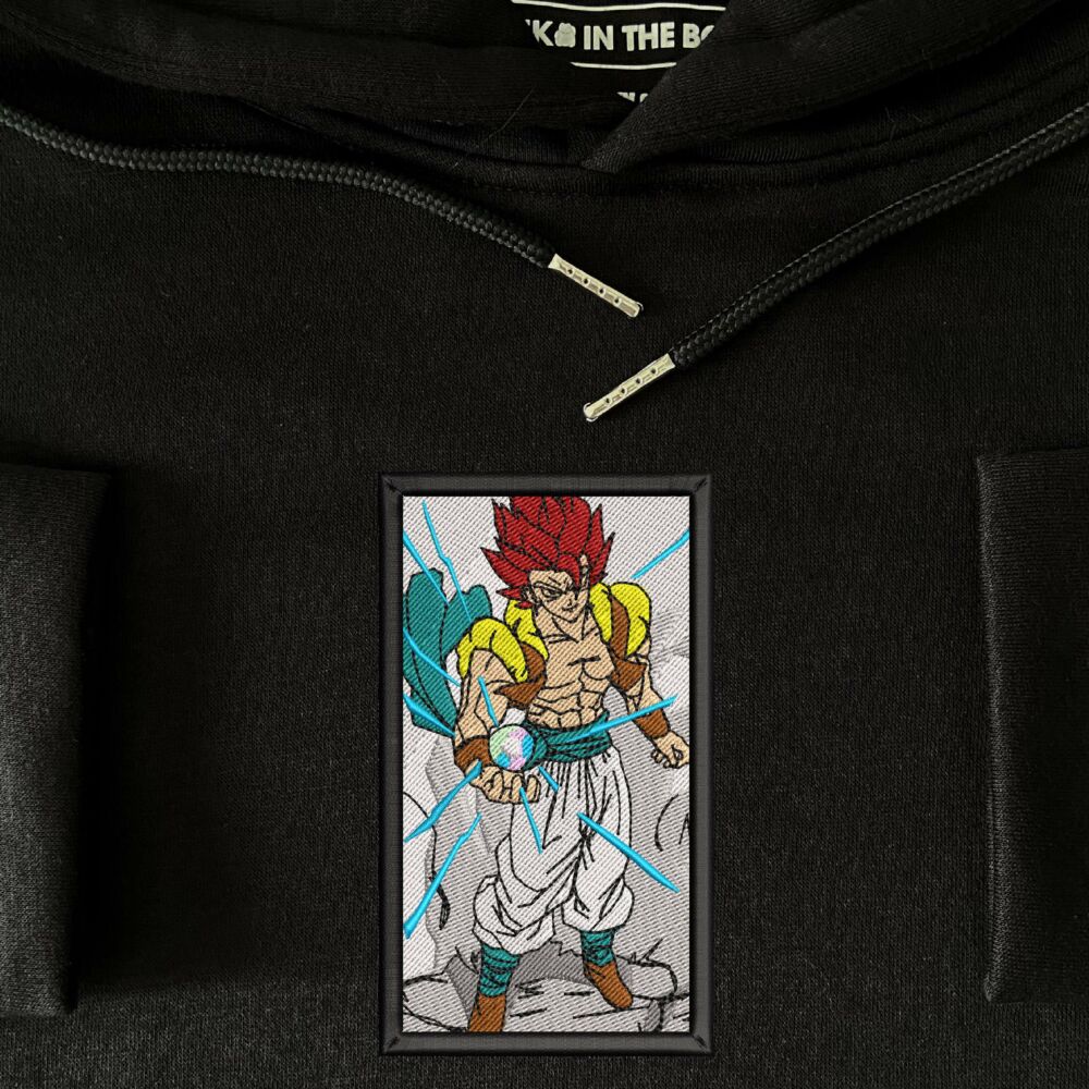 Gogeta Super Saiyan Art Embroidered 13 scaled