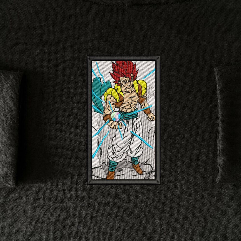 Gogeta Super Saiyan Art Embroidered 14 scaled