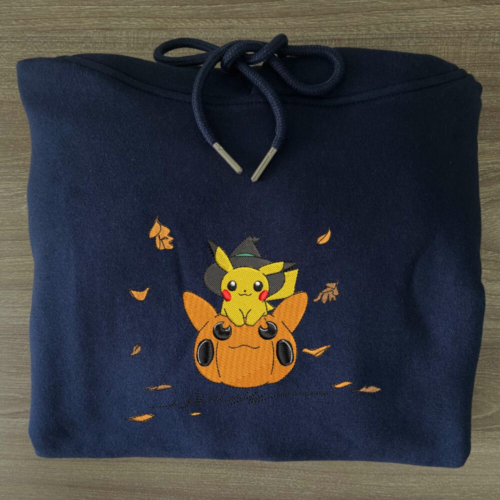 Pikachu Pumpkin Art Embroidered 7