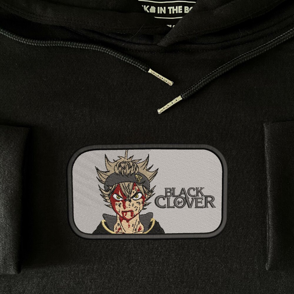 Asta Art Embroidered Hoodie Black (3)