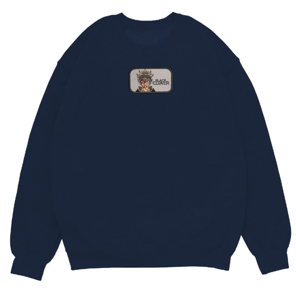 Asta Art Embroidered Sweatshirt Navy