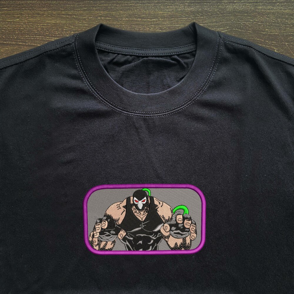 Dark Bane Art Embroidere Black T shirt (3) Thumbnails T shirt Gallery