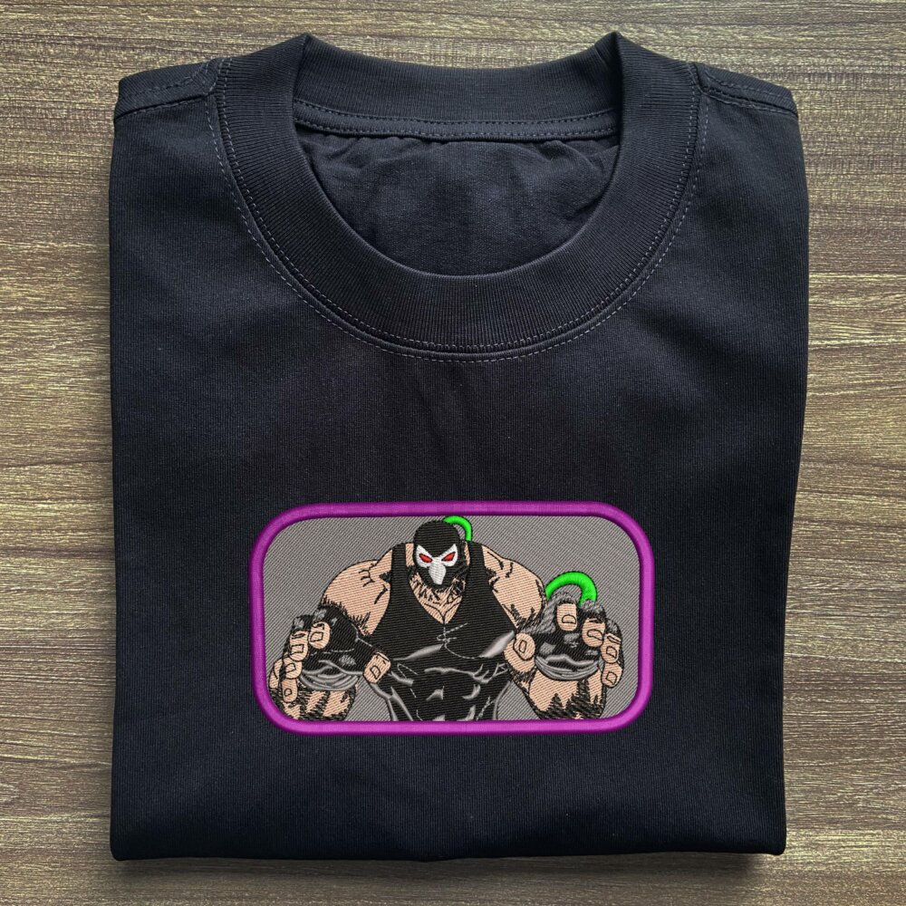 Dark Bane Art Embroidered Black T shirt (2) Main Thumbnails T shirt