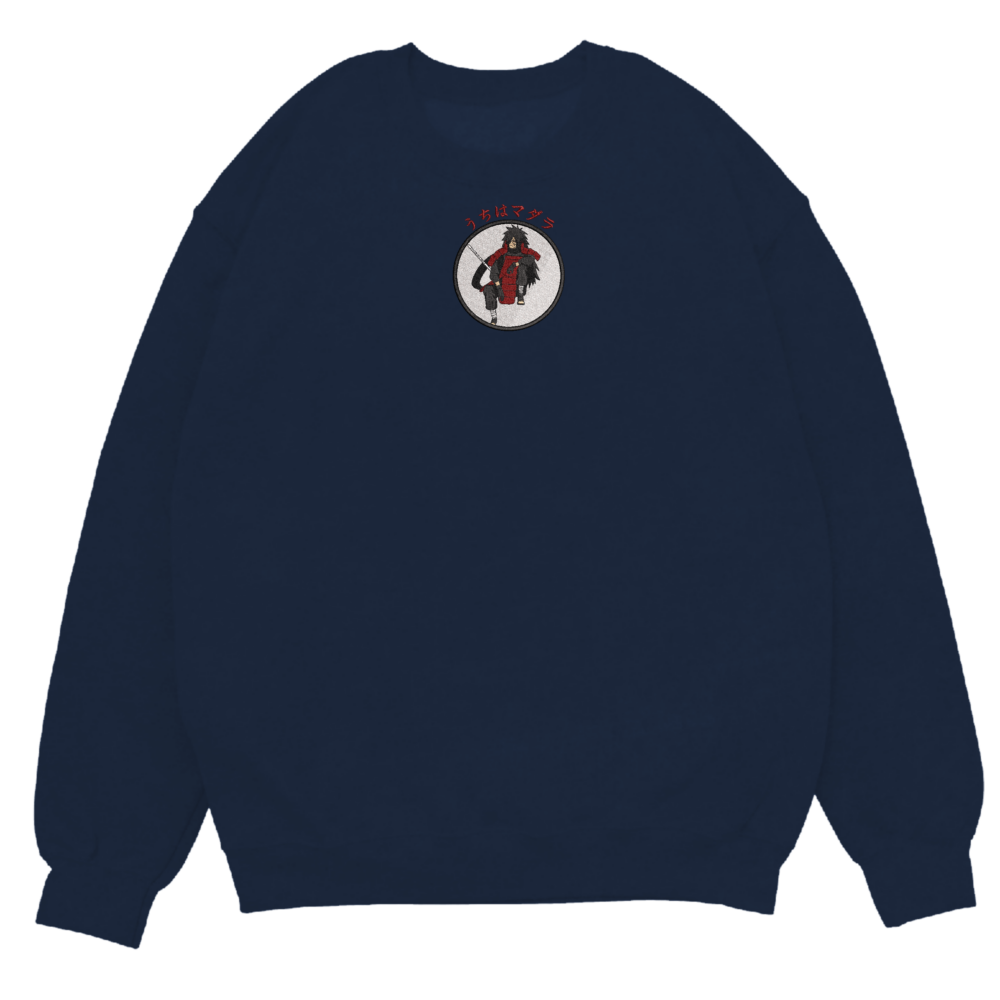 Madara Art Embroidered Sweatshirt Navy