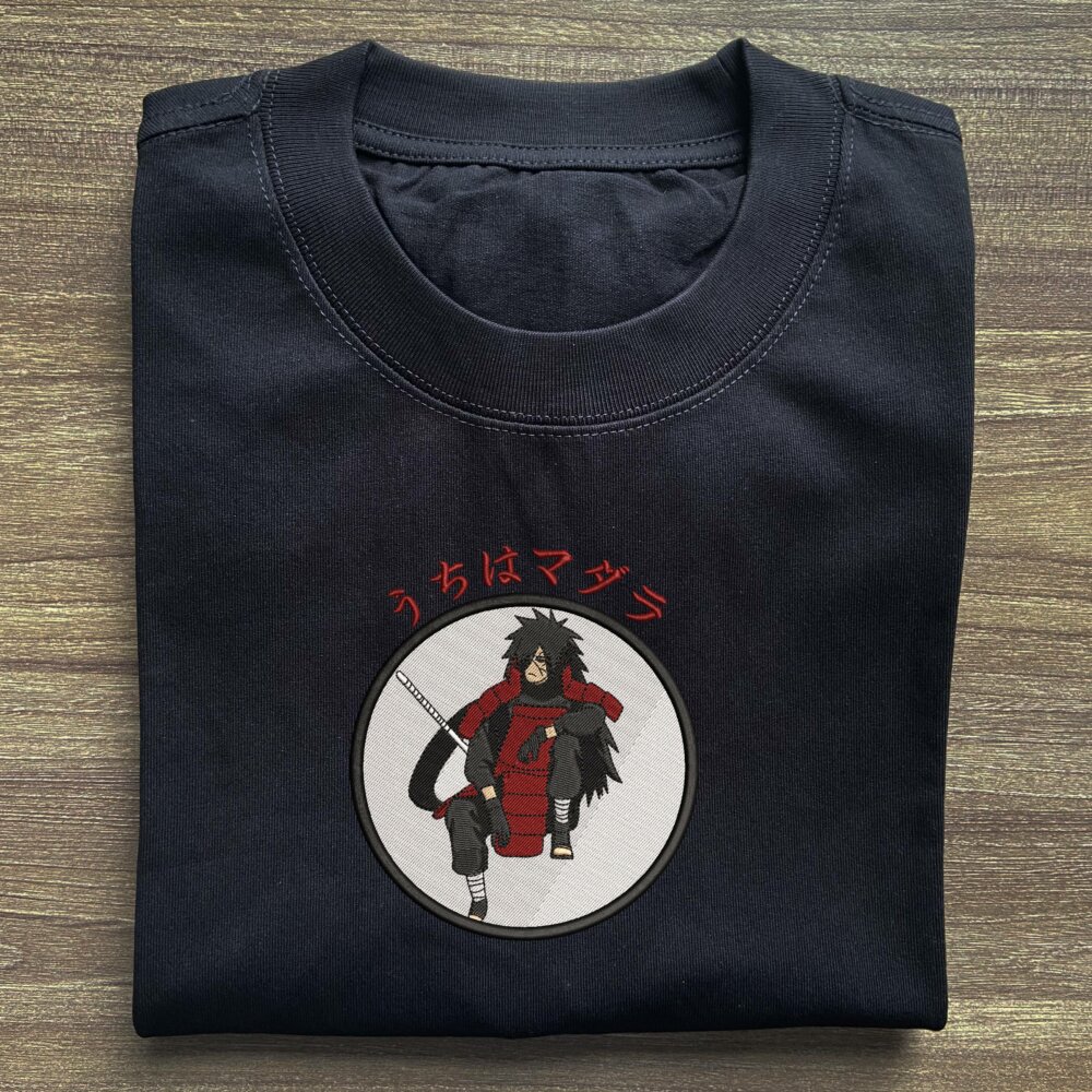 Madara Art Embroidered T shirt Black (2) Main Thumbnails T shirt