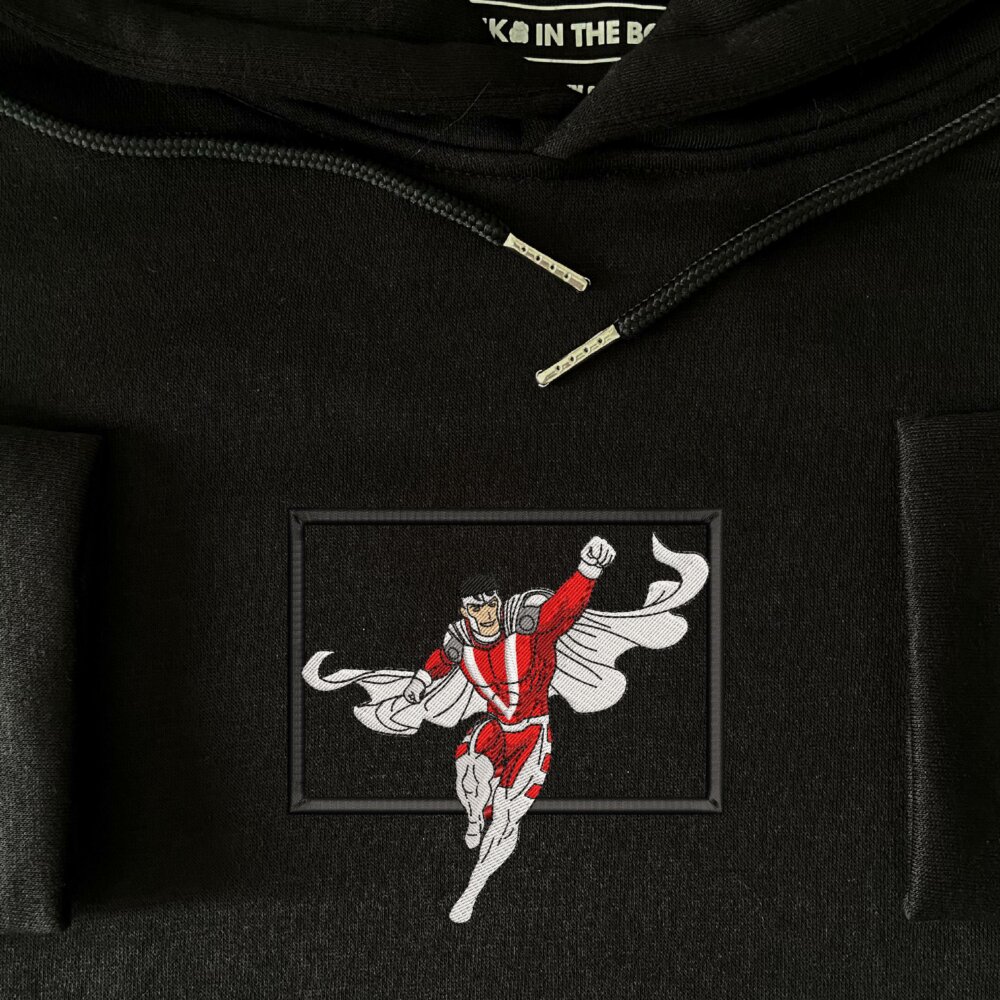 Mr.Majestic Art Embroidered Hoodie Black (4)