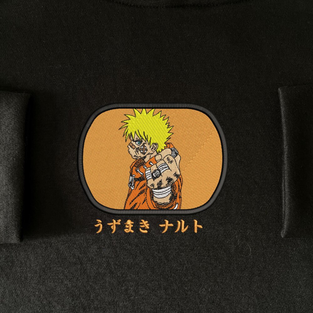 Ninja Hero Art Embroidered Hoodie (1) Main Thumbnails Sweatshirt