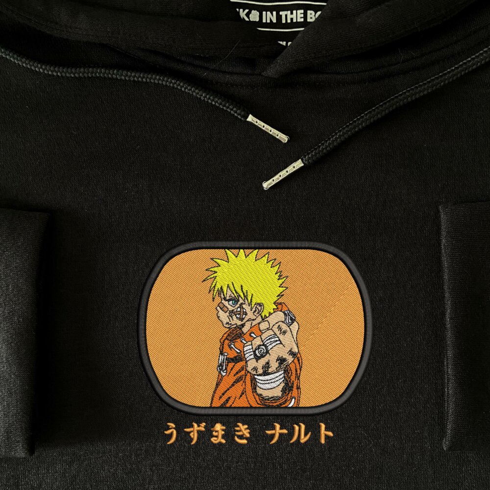 Ninja Hero Art Embroidered Hoodie (10)