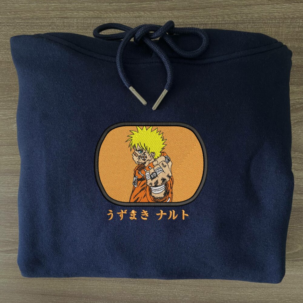 Ninja Hero Art Embroidered Hoodie (5)