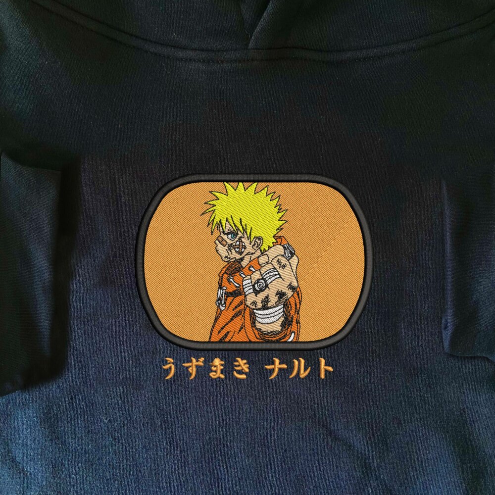 Ninja Hero Art Embroidered Hoodie (8)