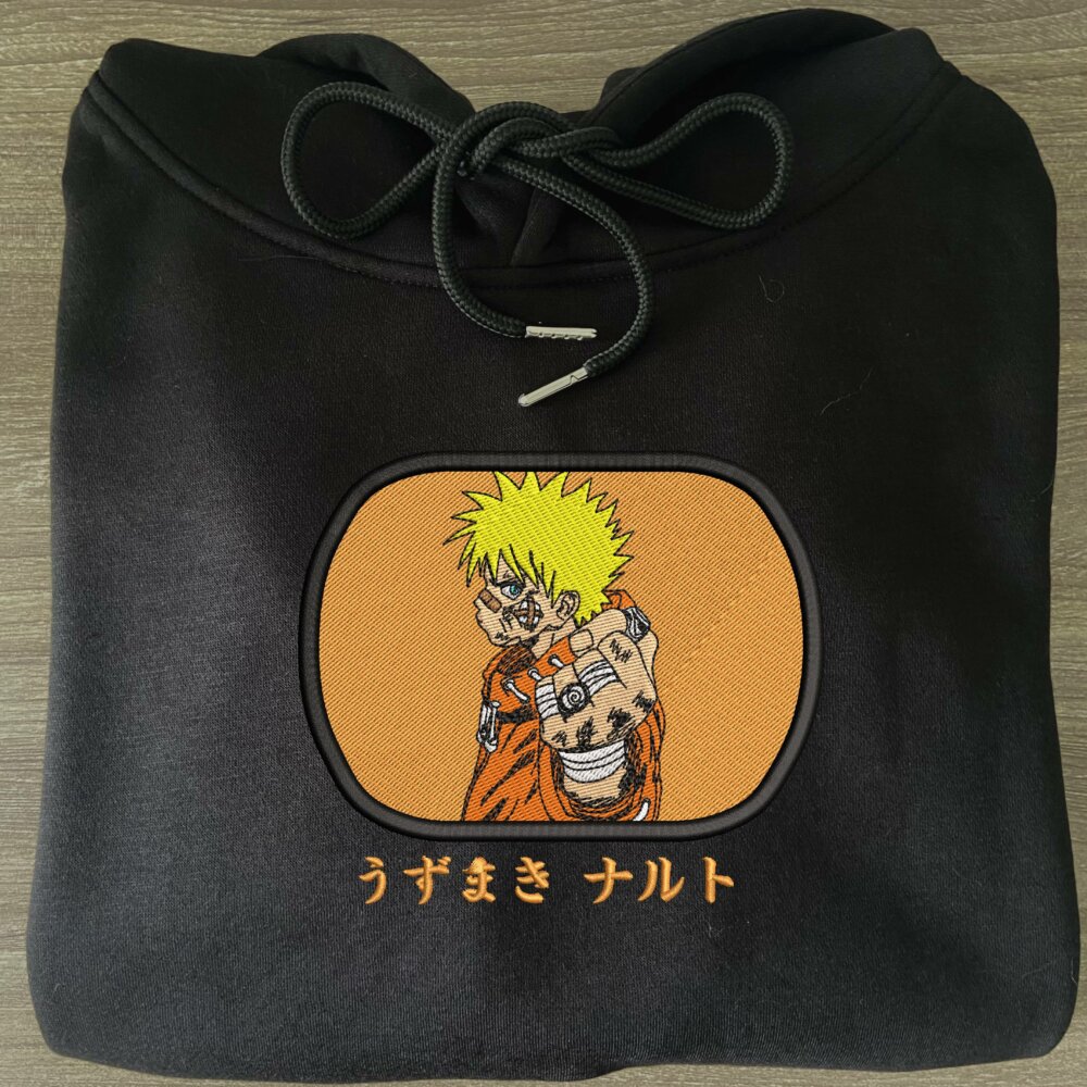 Ninja Hero Art Embroidered Hoodie (9)