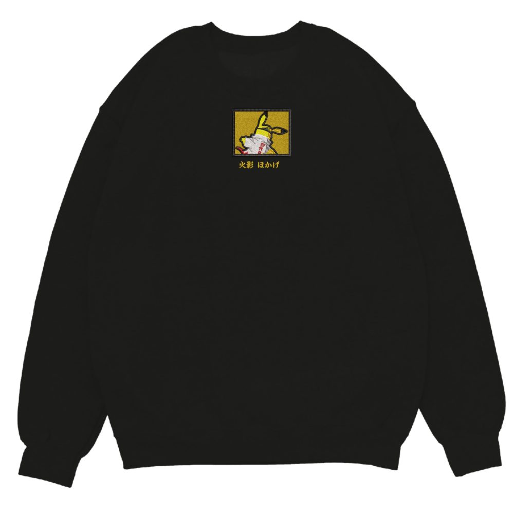 Pikage Art Embroidered Sweatshirt Black