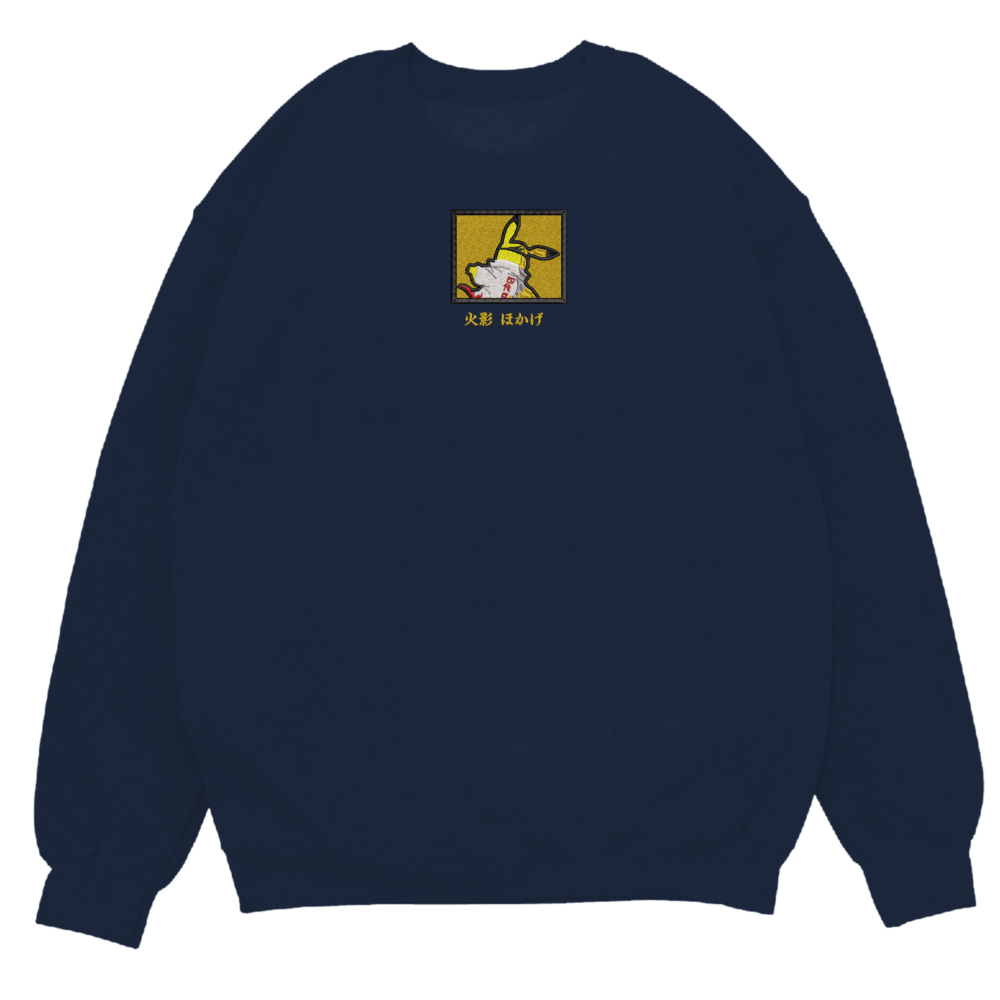 Pikage Art Embroidered Sweatshirt Navy