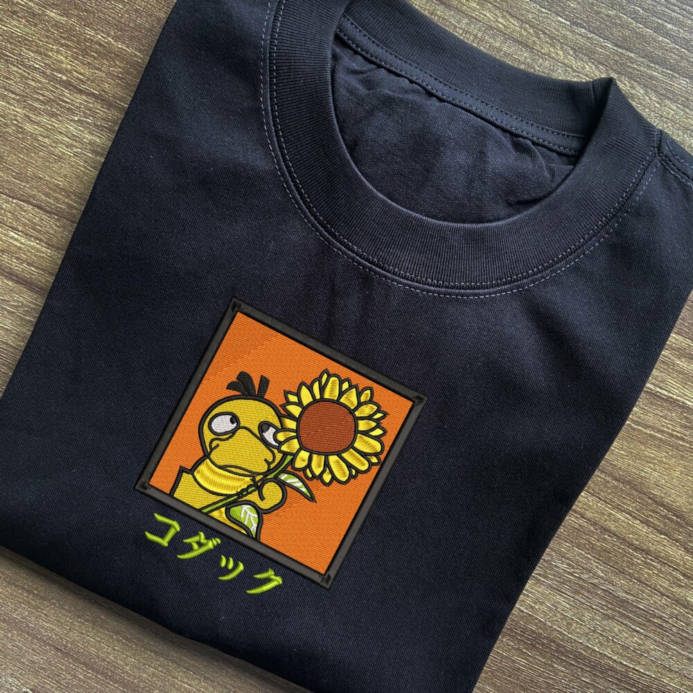 Psyduck Art Black T shirt (1) Thumbnails T shirt Gallery 2