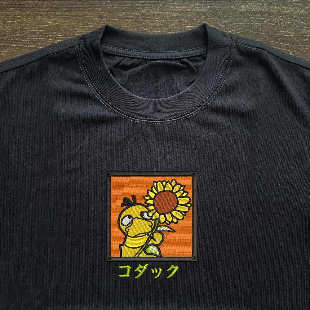 Psyduck Art Black T shirt (3) Thumbnails T shirt Gallery