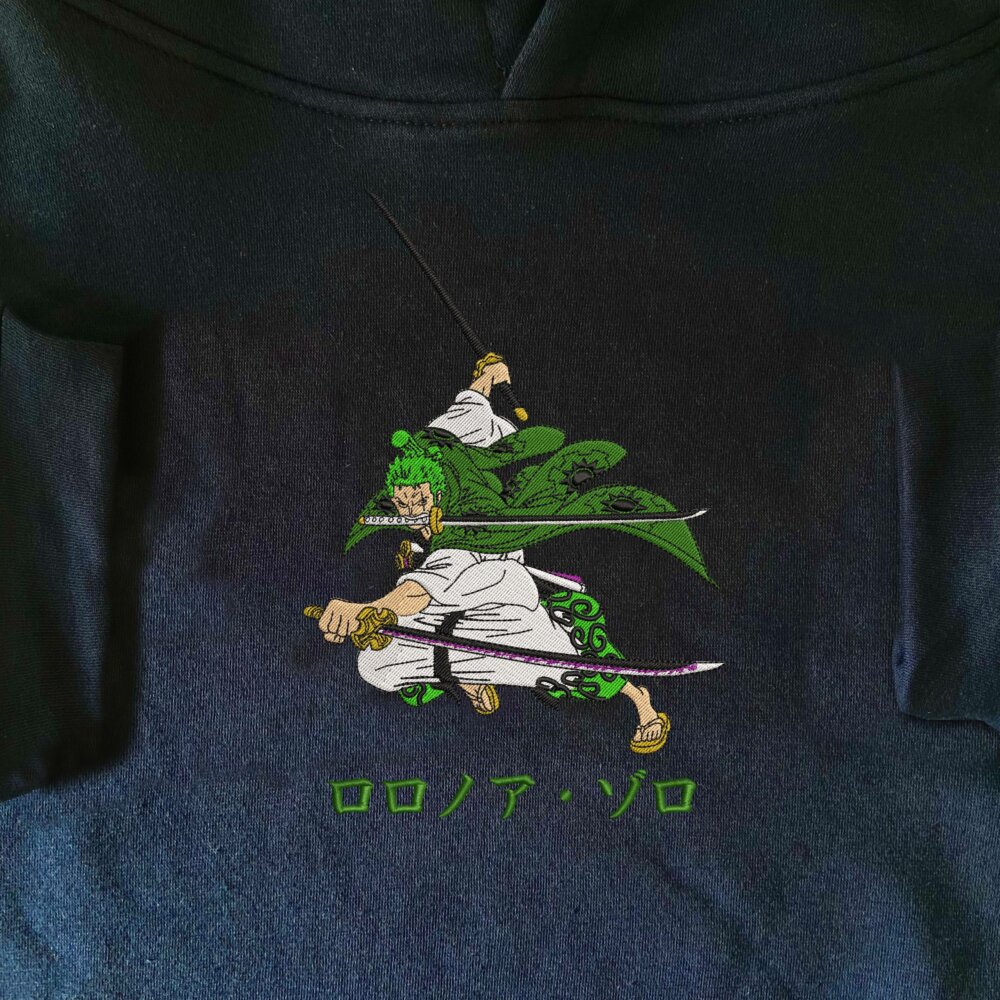 Swordsman Spirit Art Embroidered Hoodie (8)