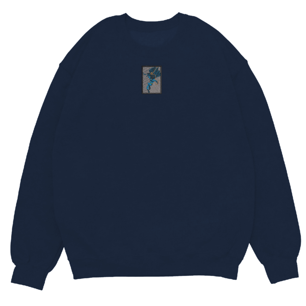 Urban Legends Art Embroidere Sweatshirt Navy