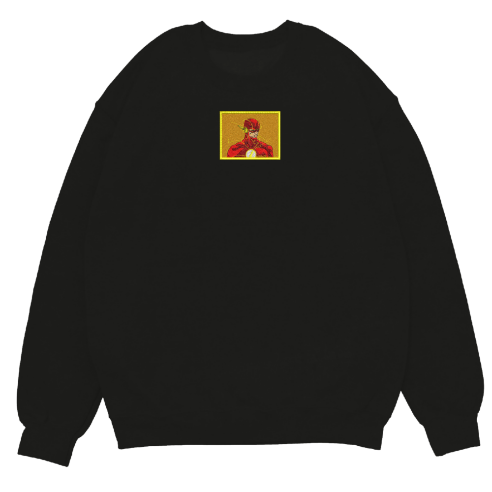 Wally Art Embroidered Sweatshirt black