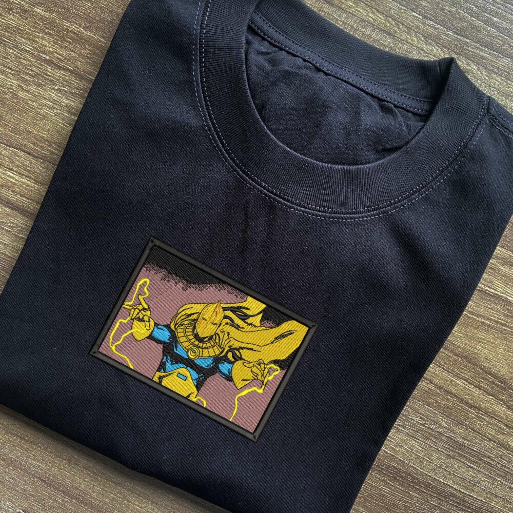 Doctor Fate Art Embroidered T shirt (1)