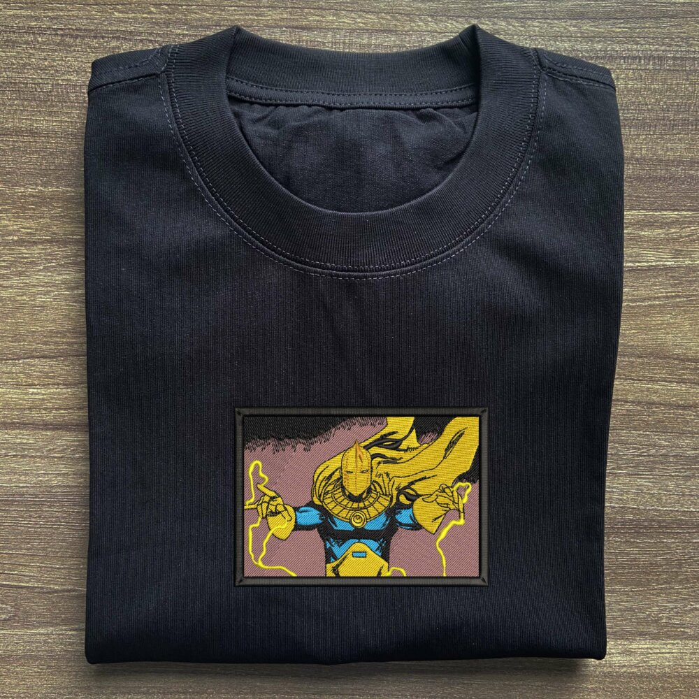 Doctor Fate Art Embroidered T shirt (2)