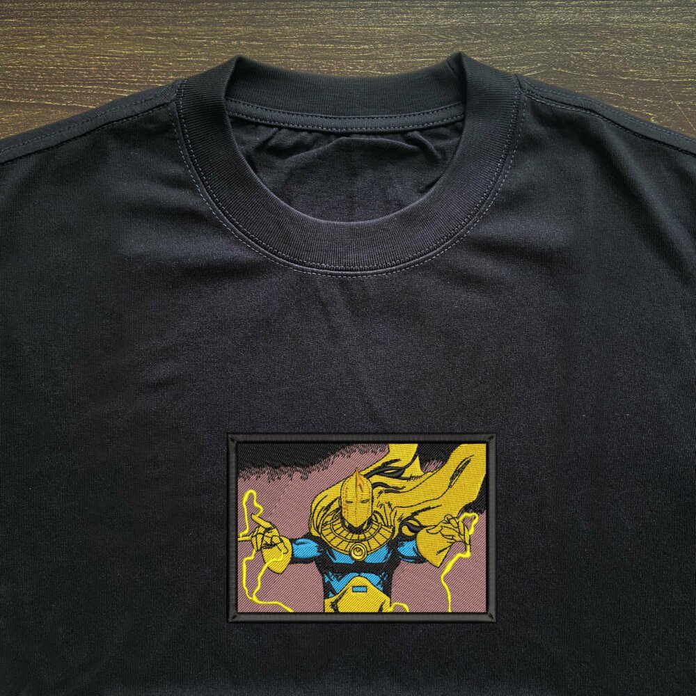 Doctor Fate Art Embroidered T shirt (3)