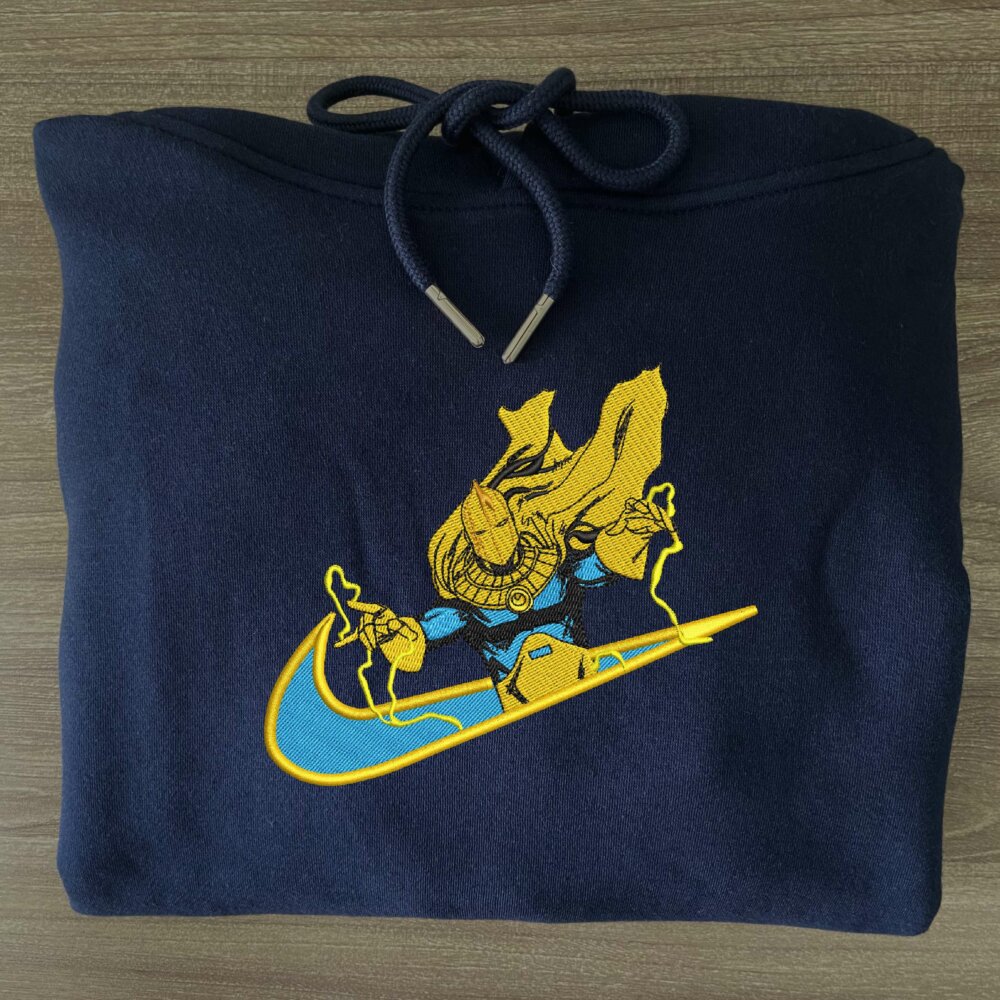 Doctor Fate Embroidered Hoodie Navy (3)