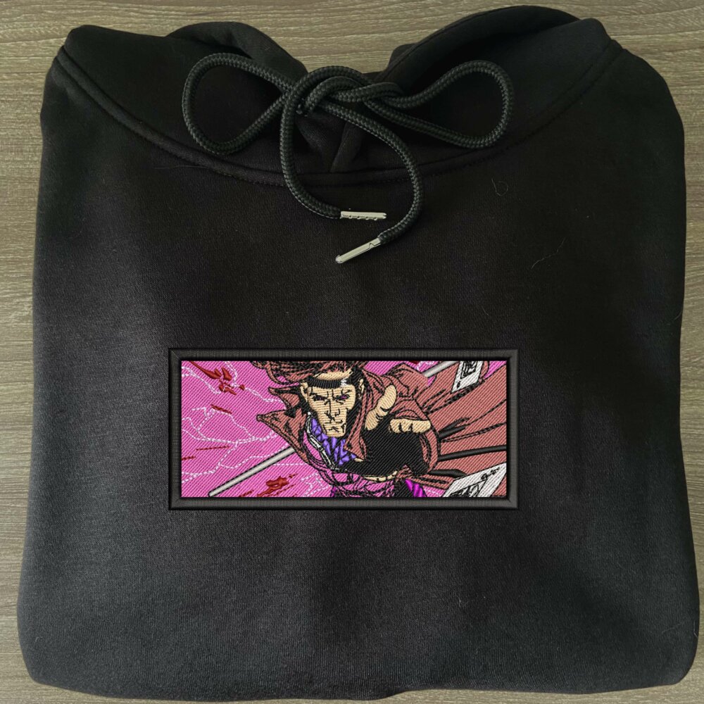 Gambit Embroidered Hoodie black (2)