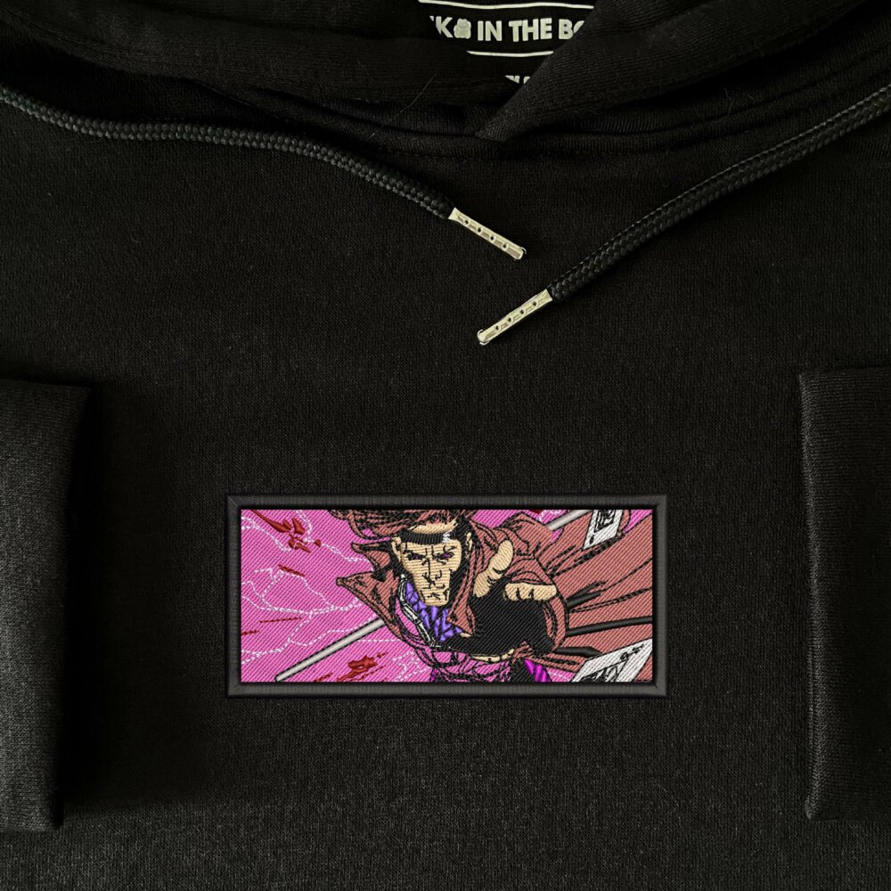 Gambit Embroidered Hoodie black (3)