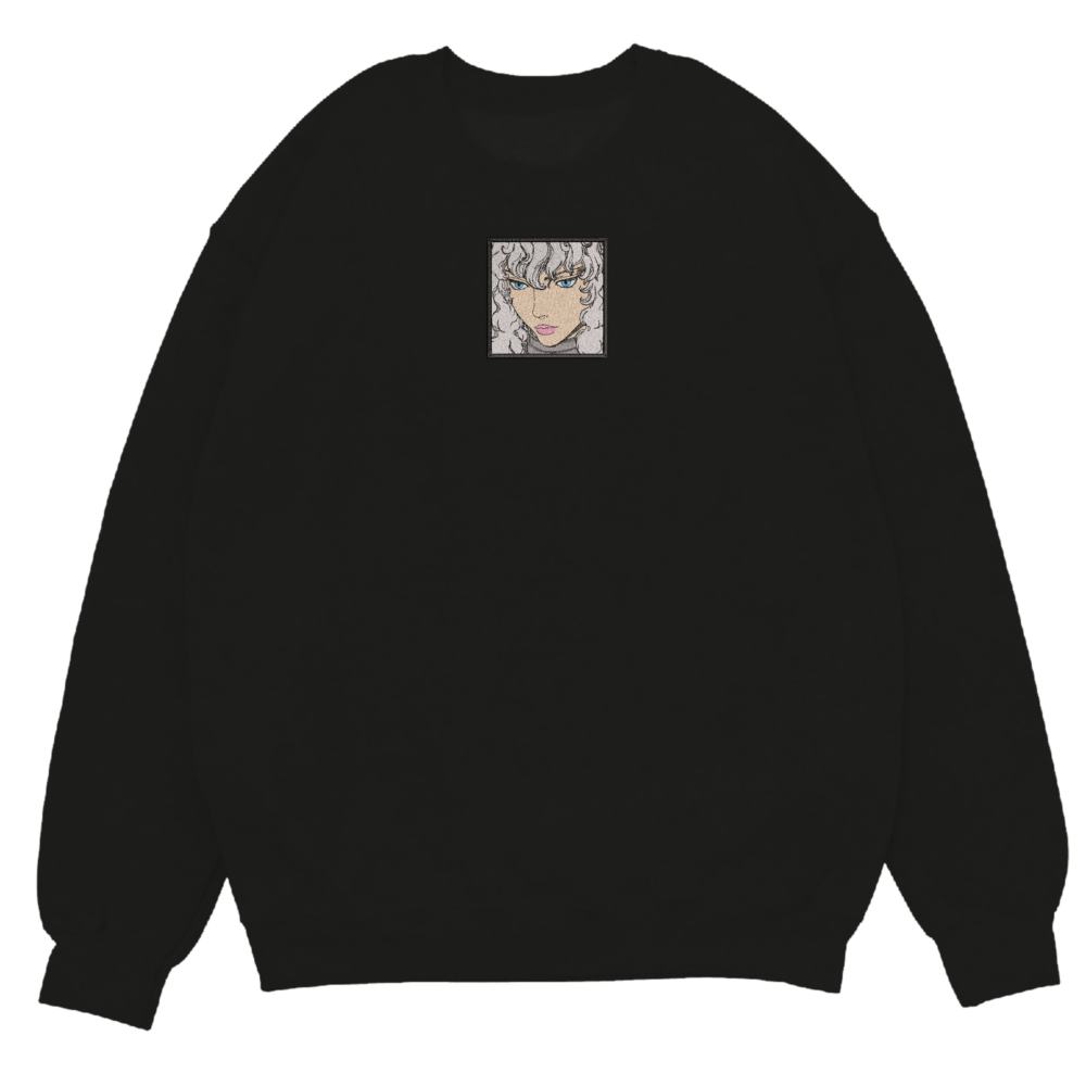 Griffith Embroidered Black Sweatshirt (1)