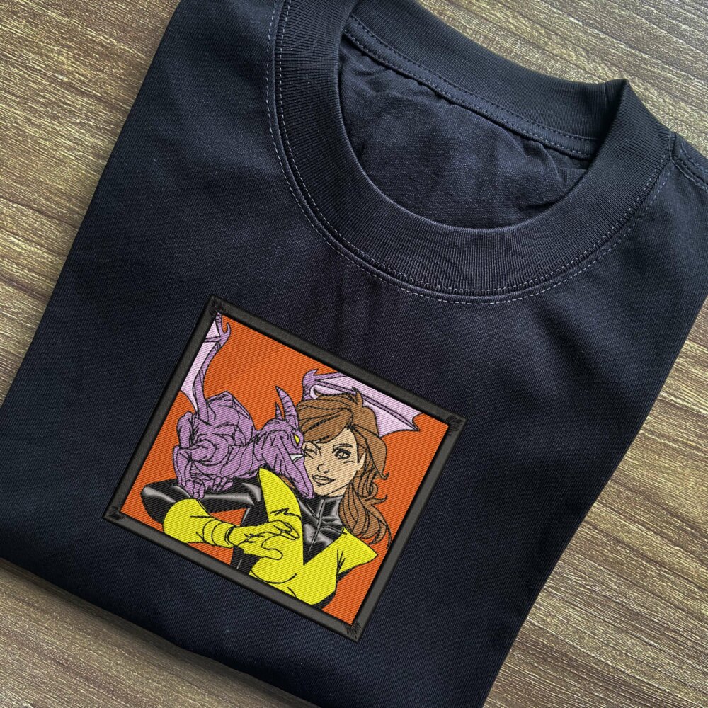 Kitty Pryde Embroidered T shirt (1)