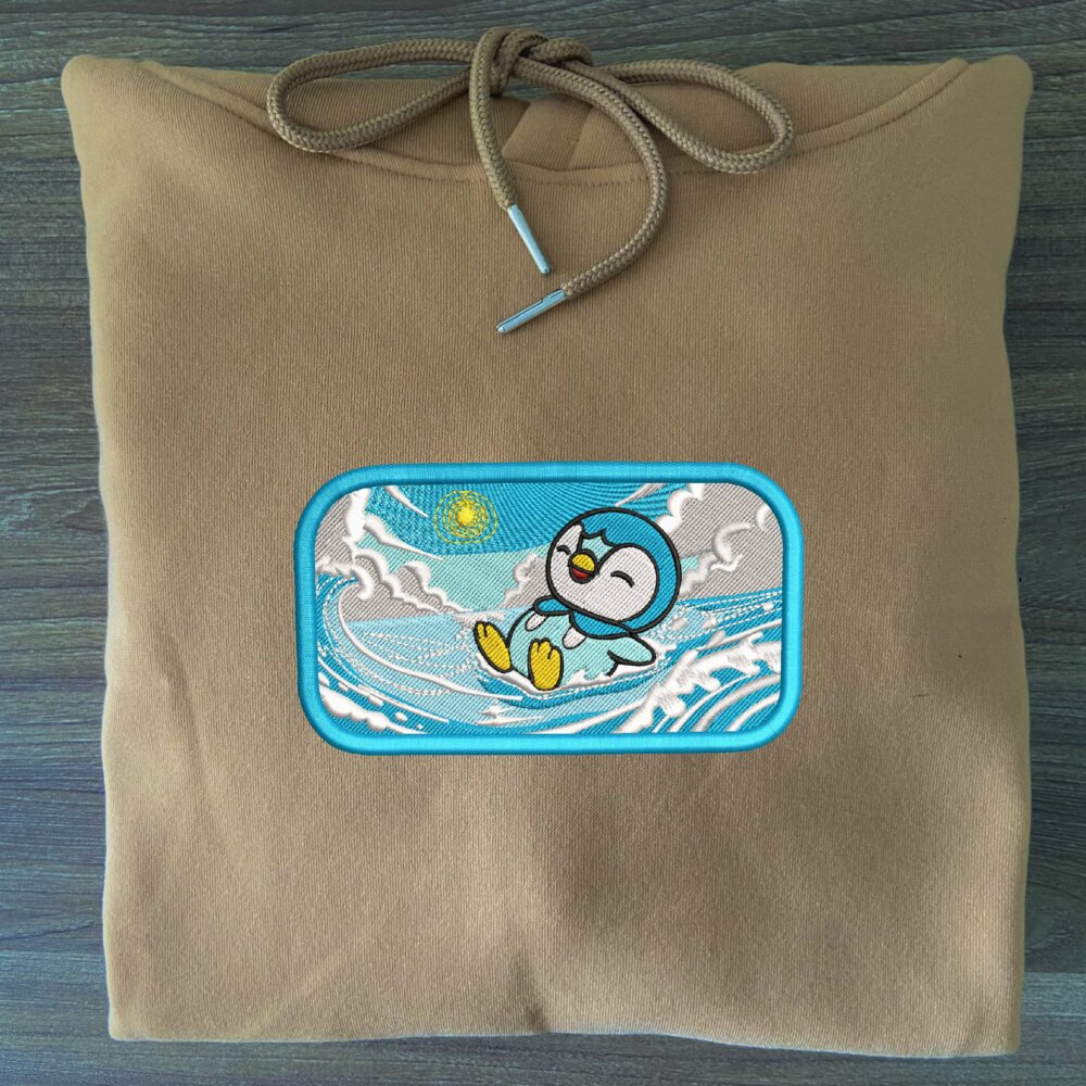 Piplup Embroidered Hoodie Sandpng (3)