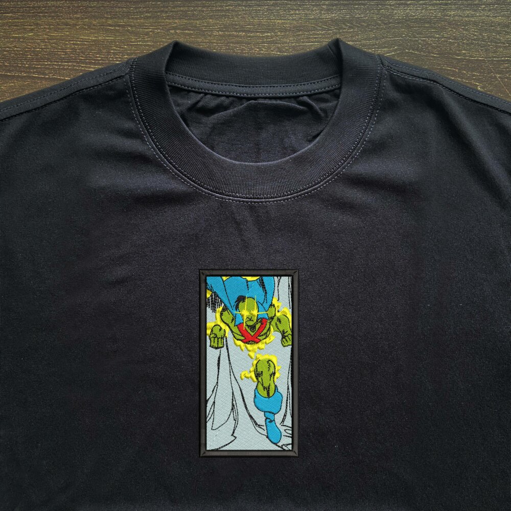 Alien Defender Embroidered T shirt (3)