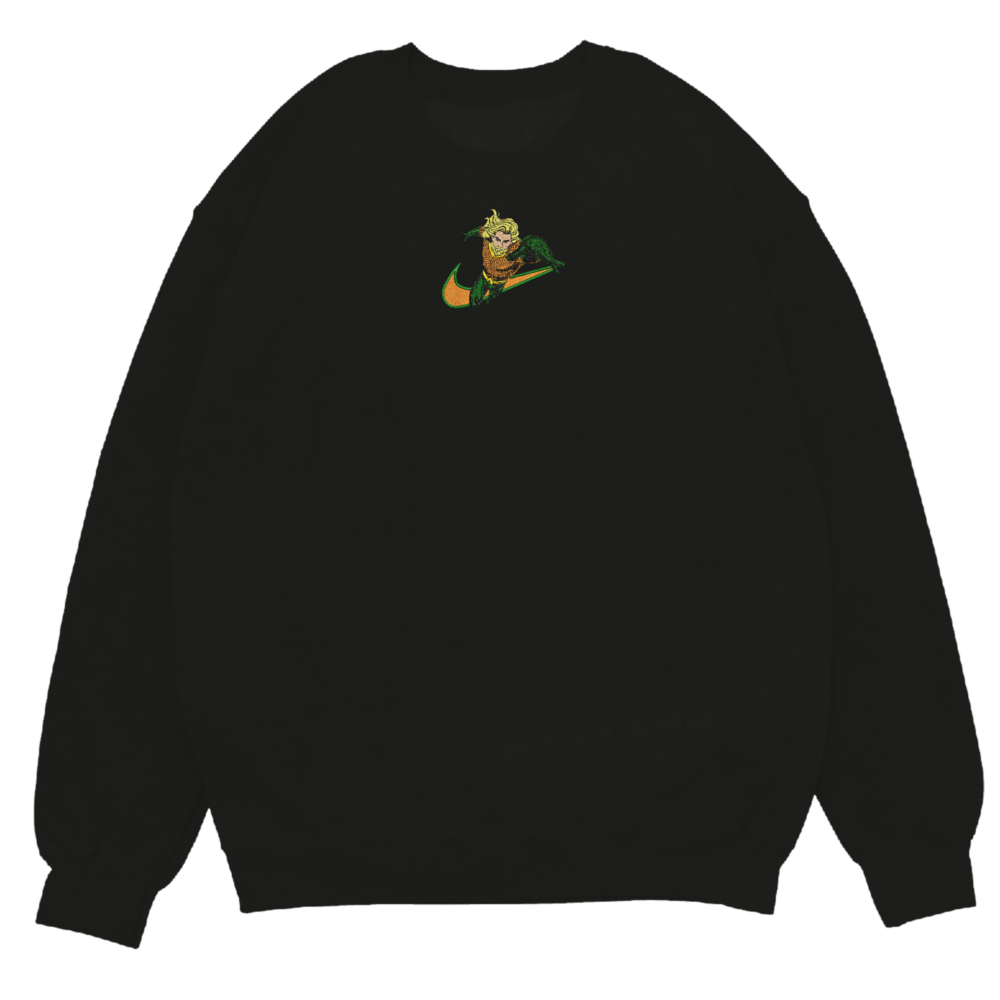 Aquaman Embroidered Sweatshirt Black