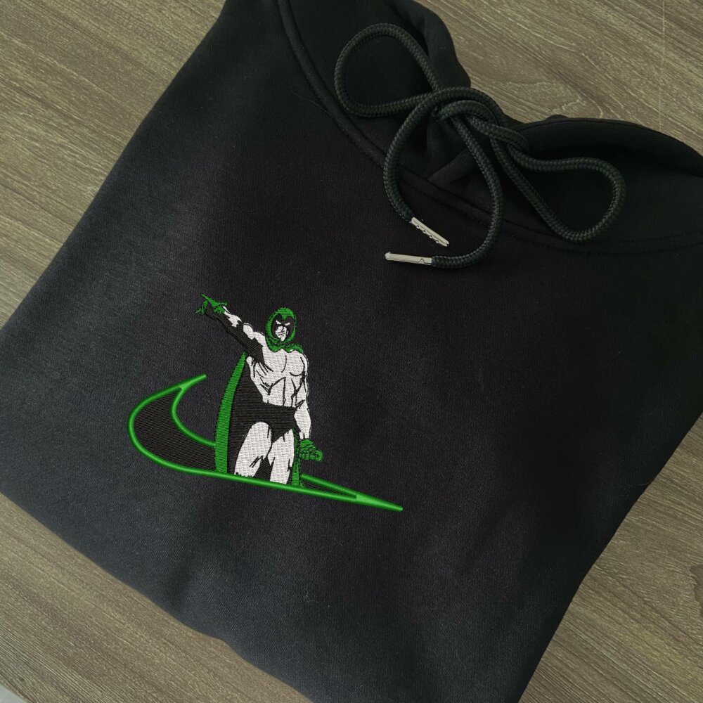 Divine Wrath Embroidered Hoodie Black (2)