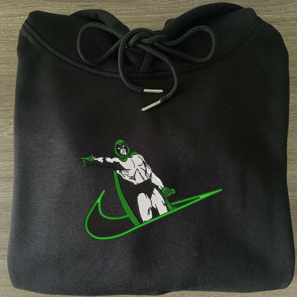 Divine Wrath Embroidered Hoodie Black (3)