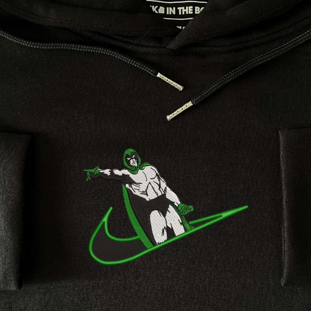 Divine Wrath Embroidered Hoodie Black (4)