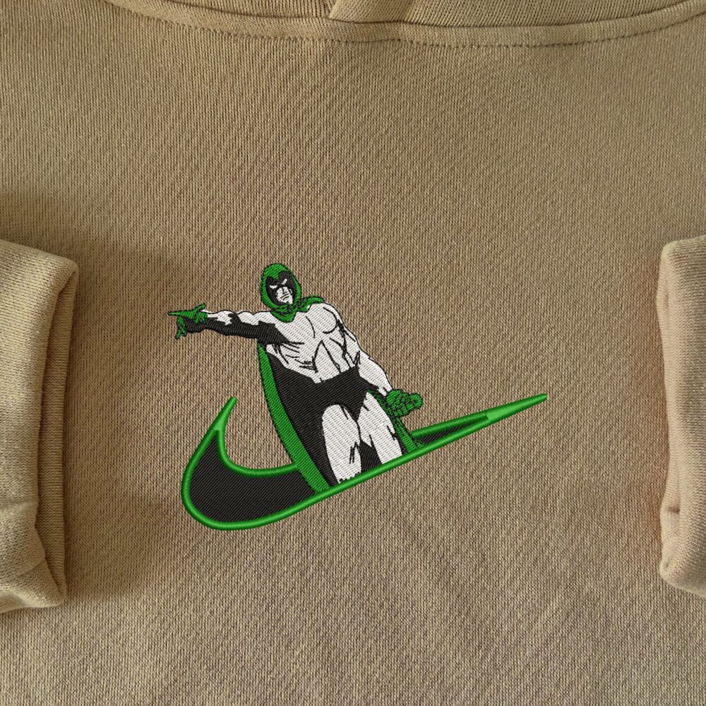 Divine Wrath Embroidered Hoodie Sand (1)